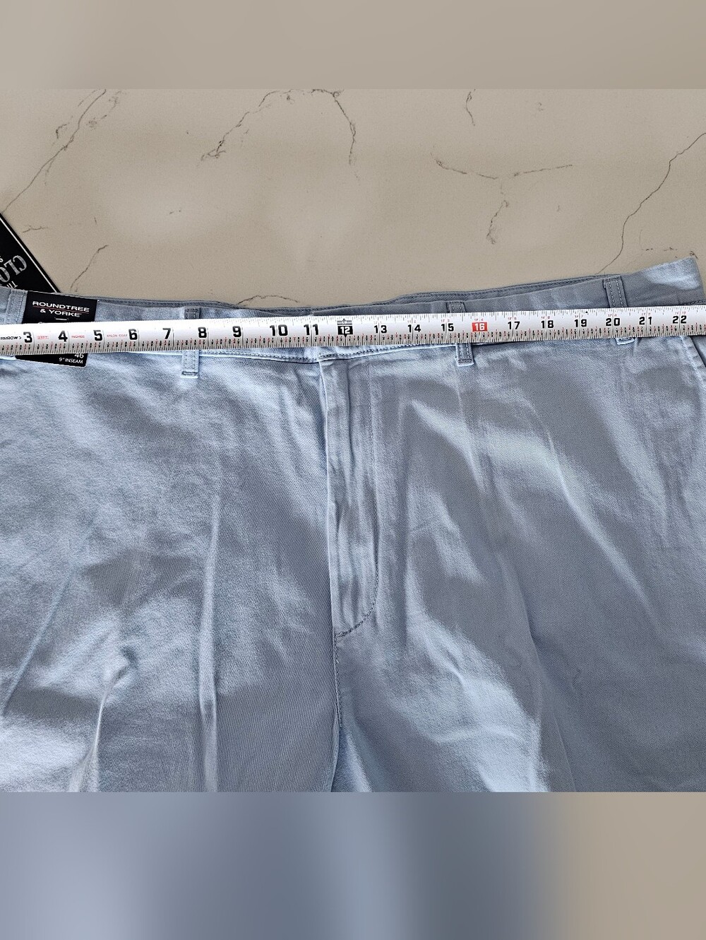 The Cloud Golf Sky Blue Flat Front Shorts Big Man's Sz 46" & 50" × 9" NWT - Picture 7 of 7